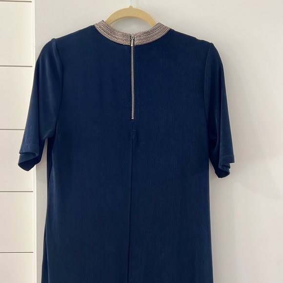 Travelers by Chico’s Navy Blue Dress w 1/2 sleeves size 1 - Picture 4 of 5